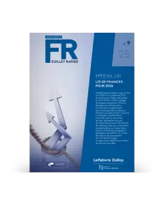 Feuillet Rapide Fiscal - Social - Loi de finances 2025