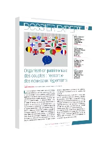  LIVRE BLANC - Organisation patrimoniale des couples : l’essentiel des nouveaux règlements  