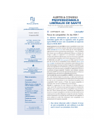 Alertes & conseils Professionnels libéraux de santé