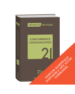 Mémento Concurrence Consommation