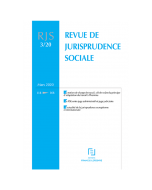 Revue de jurisprudence sociale