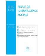 revue de jurisprudence sociale