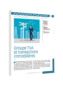 Groupe TVA et transactions immobilières
